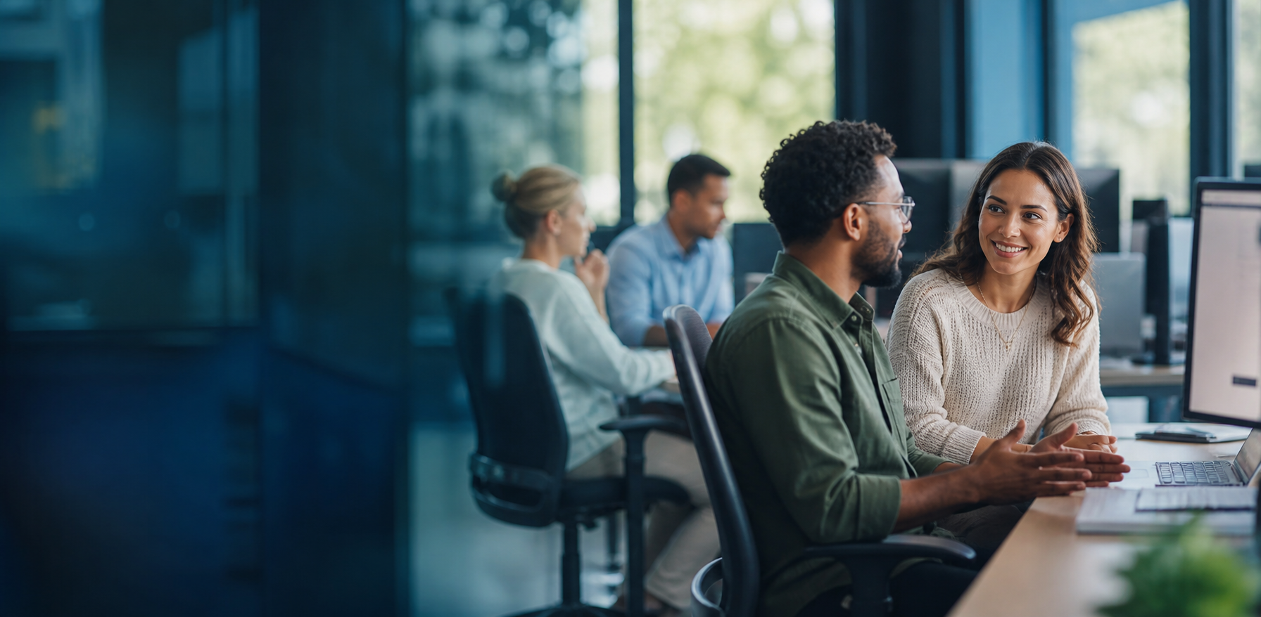 Collaboration d'une équipe de relation client